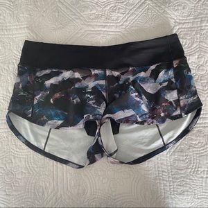 Lululemon Speed Up Shorts 2.5 | Black/Blue/Gray